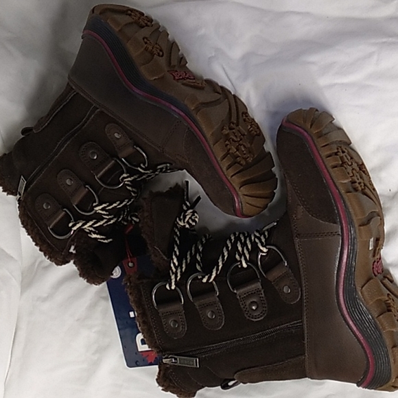 NWT Women's Pajar brown waterproof winter snow boots size 6 - 6.5 - Picture 6 of 10